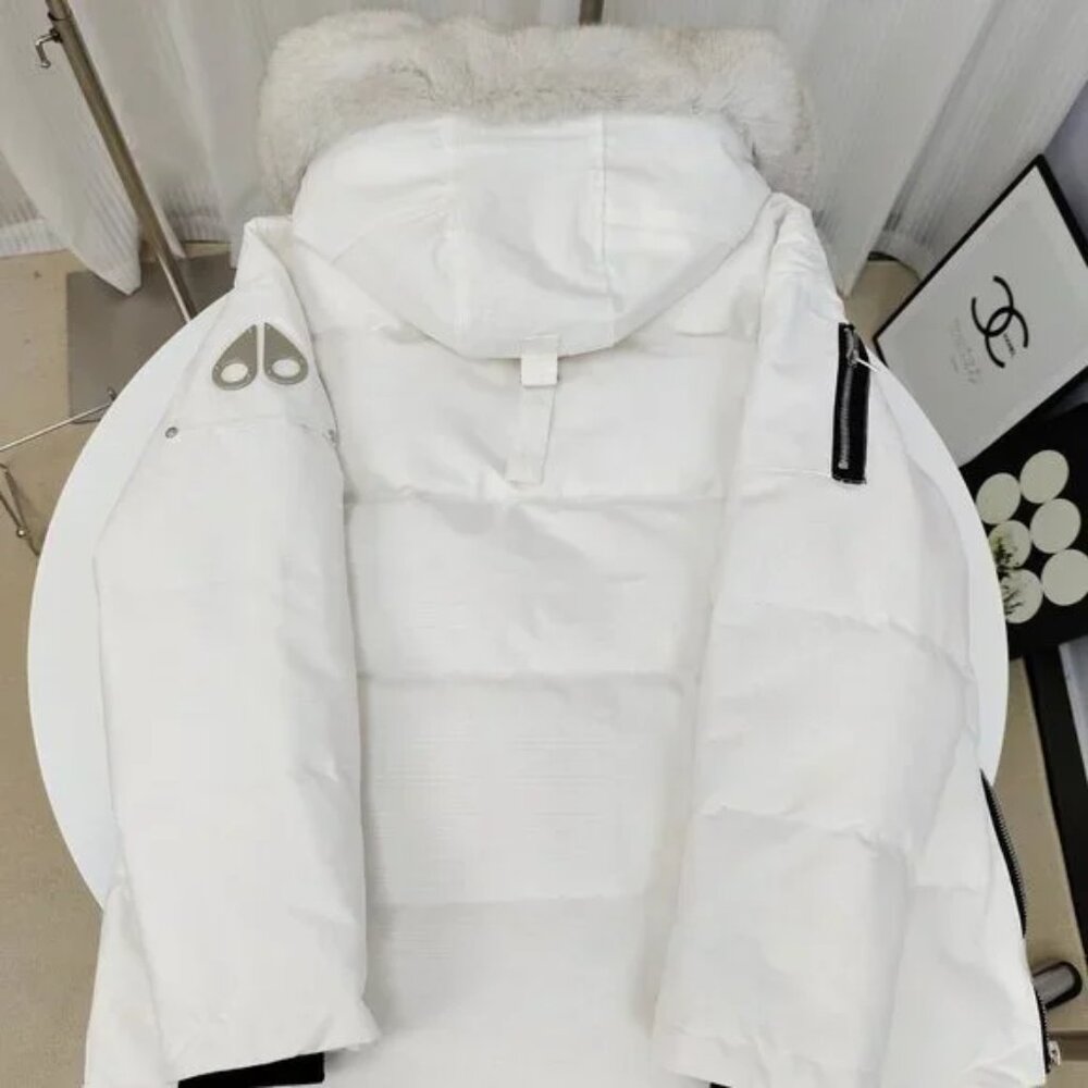 Moose Knuckles White Down Jacket - image 2